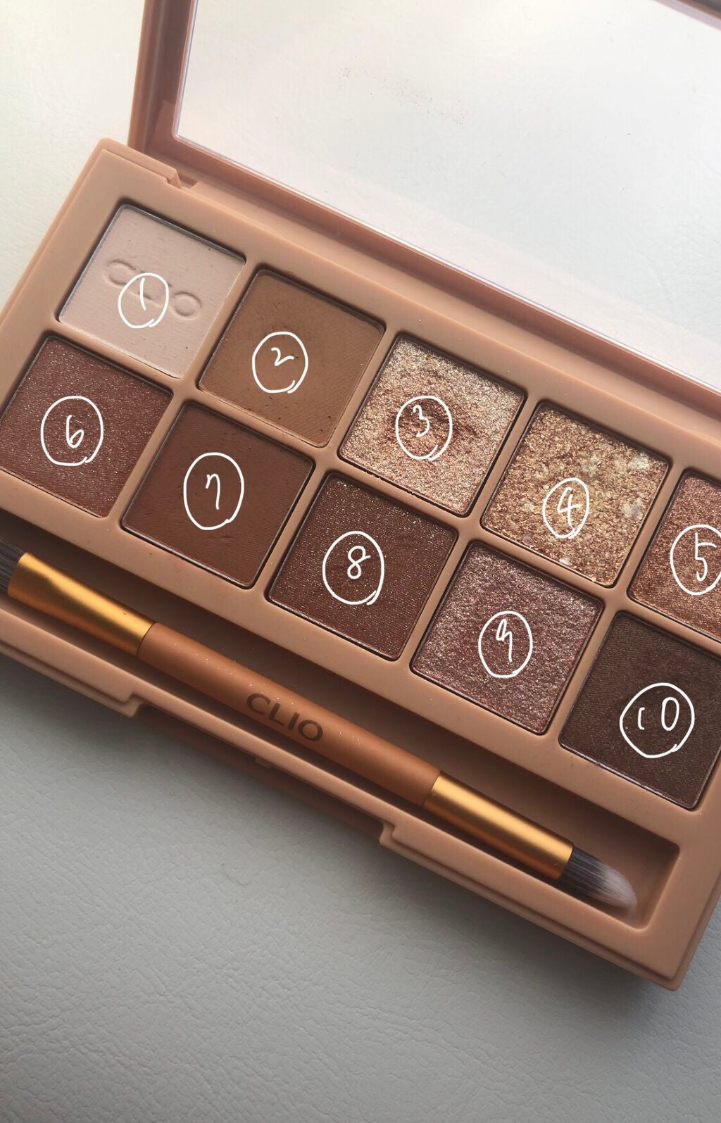 プロ アイ パレット/CLIO/アイシャドウパレットを使ったクチコミ(2枚目)