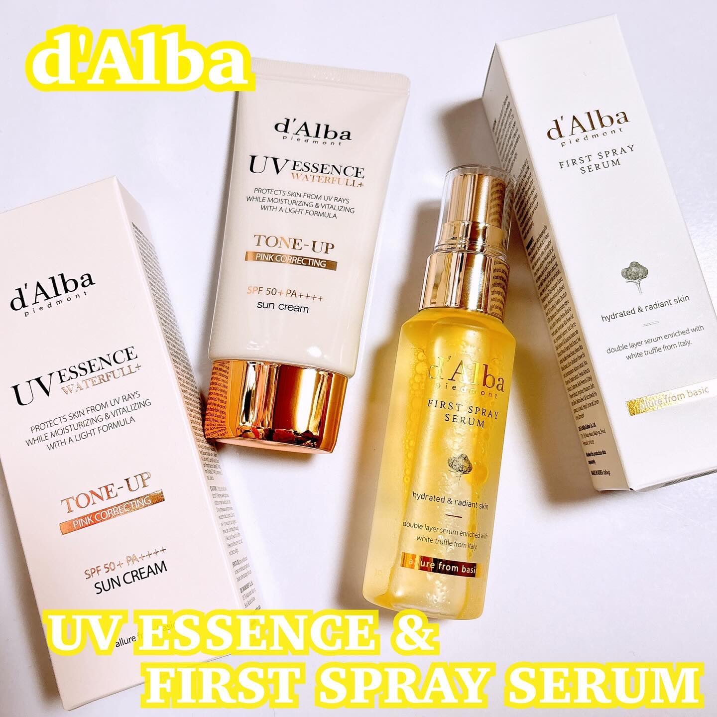 ダルバ ホワイトトリュフファーストスプレーセラム/ダルバ/ミスト状化粧水を使ったクチコミ（1枚目）