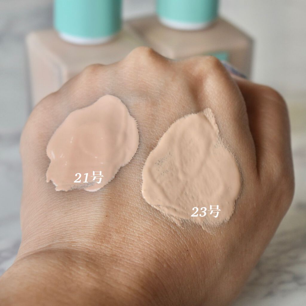 MINT FACTORY ワンドロップセットアップファンデーション/YOUR BRAND/リキッドファンデーションを使ったクチコミ（3枚目）