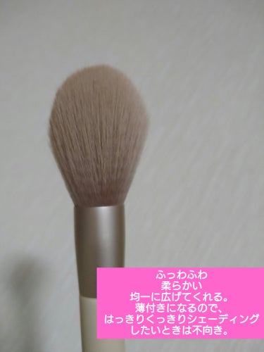 ETUDE マイビューティーツール140 パウダーブラシのクチコミ「ブラシを集めてしまう癖がある🤣
今回は見た目に惹かれてこちらの2点♡

見るからにふわふわだよ.....」（3枚目）