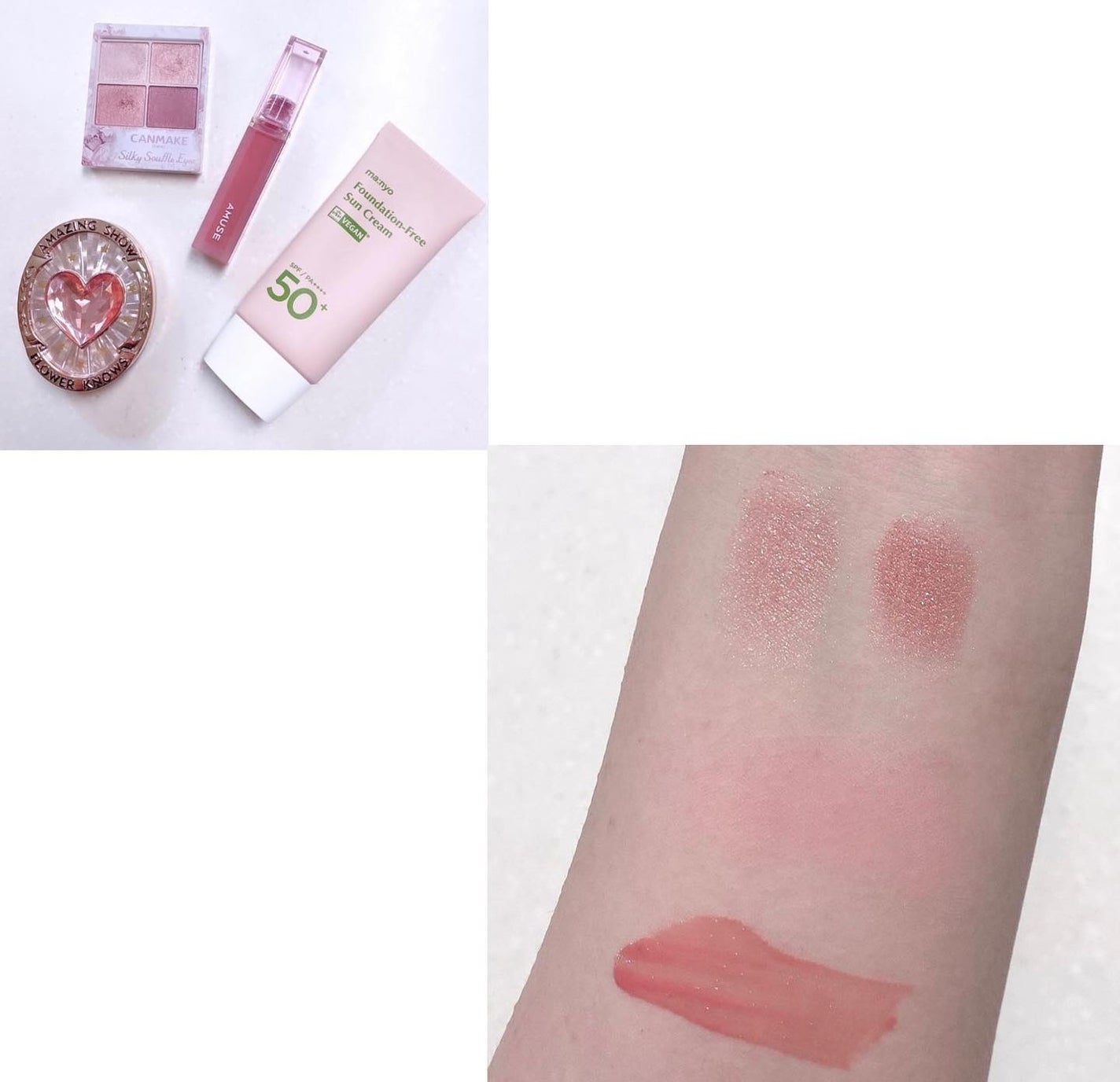 シルキースフレアイズ/キャンメイク/アイシャドウパレットを使ったクチコミ(2枚目)