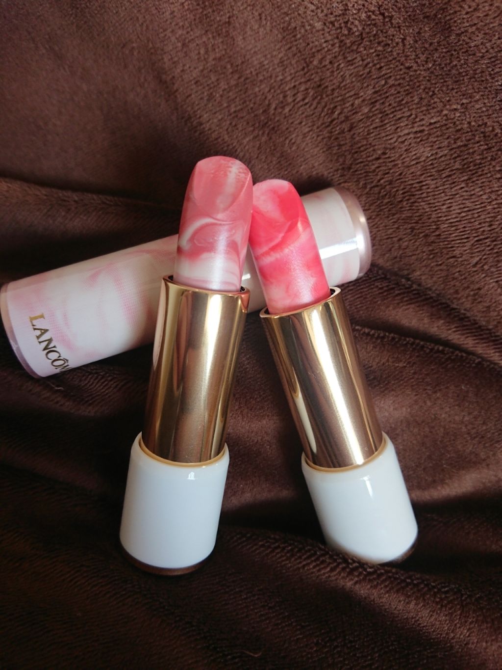 ラプソリュ トーン アップ バーム/LANCOME/口紅を使ったクチコミ（1枚目）