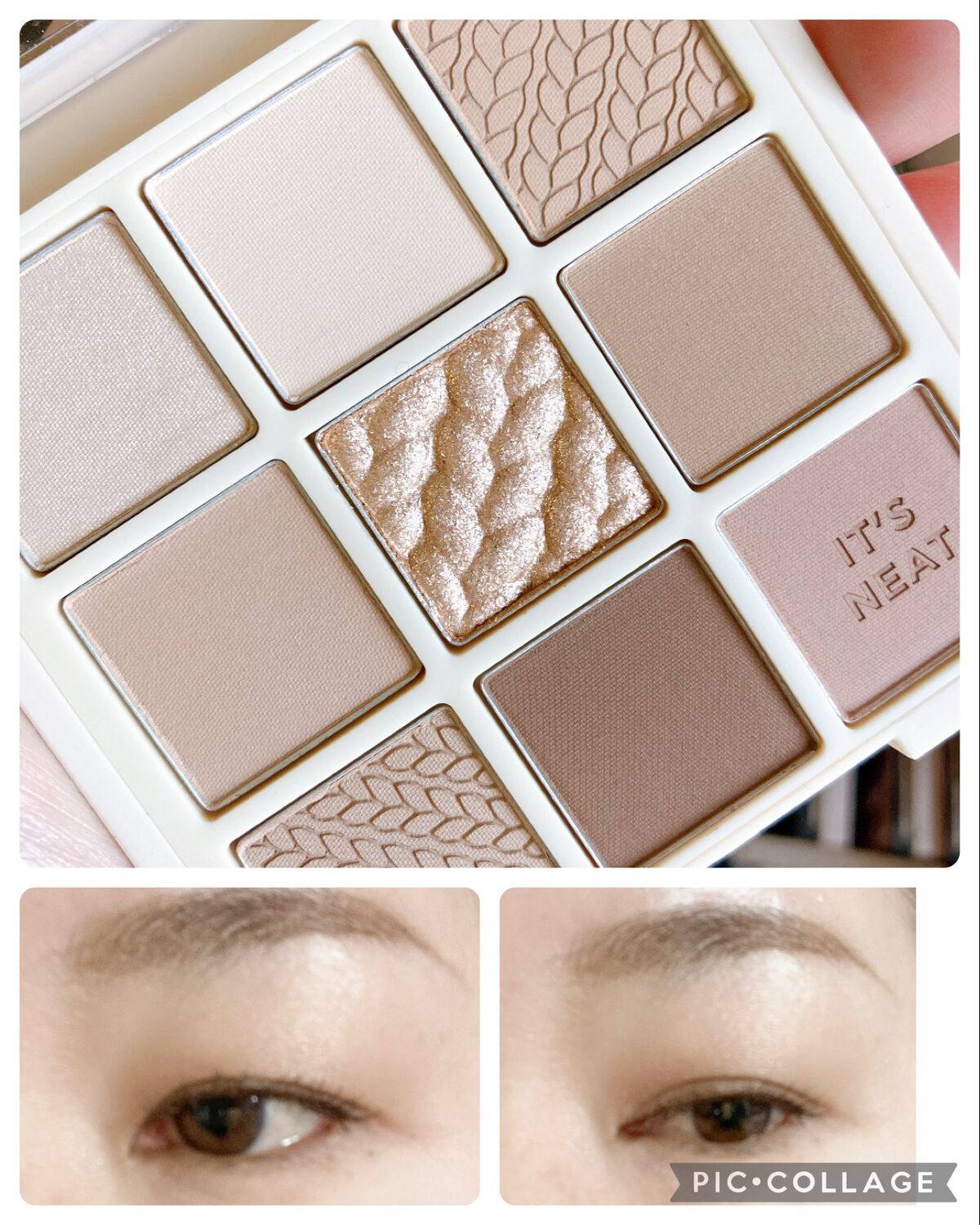 マイフェイブムードアイパレット 9カラー/HOLIKA HOLIKA/アイシャドウパレットを使ったクチコミ(2枚目)