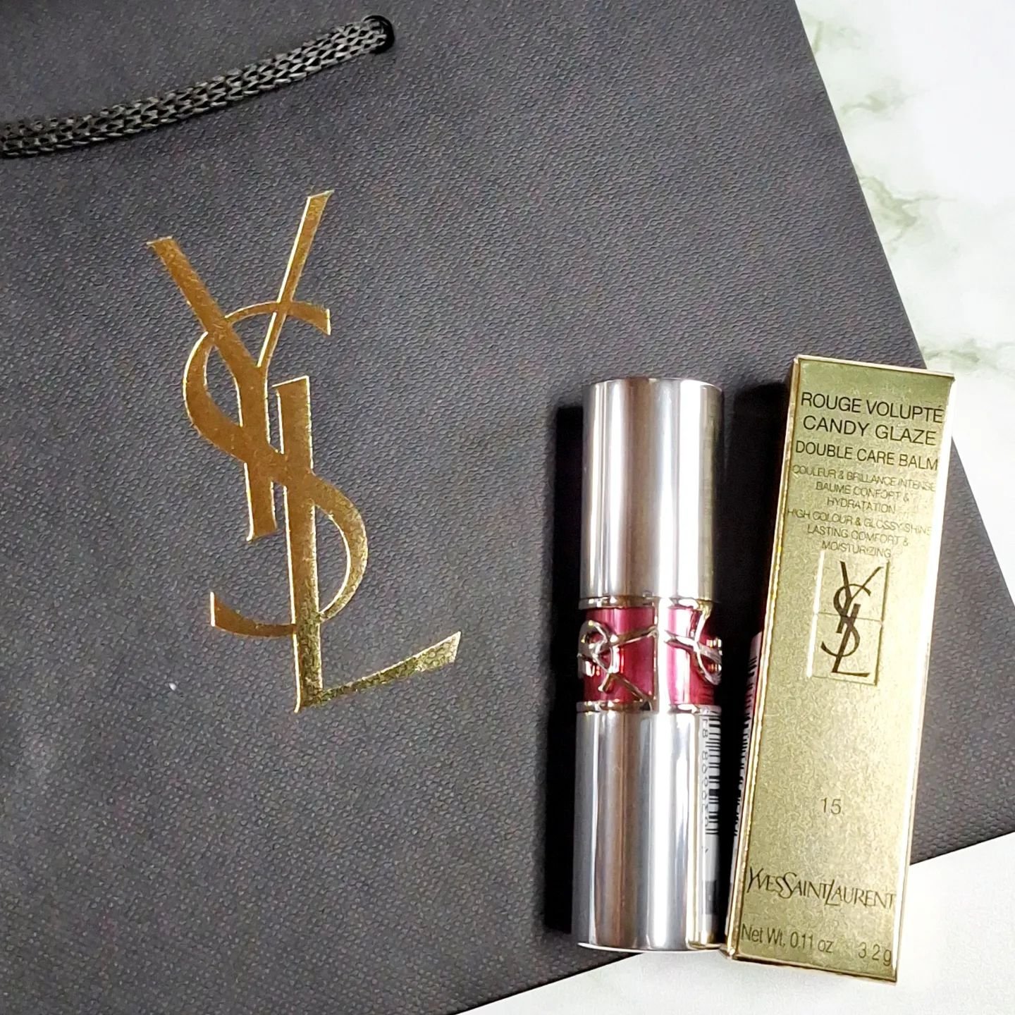 YSL ラブシャイン キャンディグレーズ/YVES SAINT LAURENT BEAUTE/口紅を使ったクチコミ（1枚目）