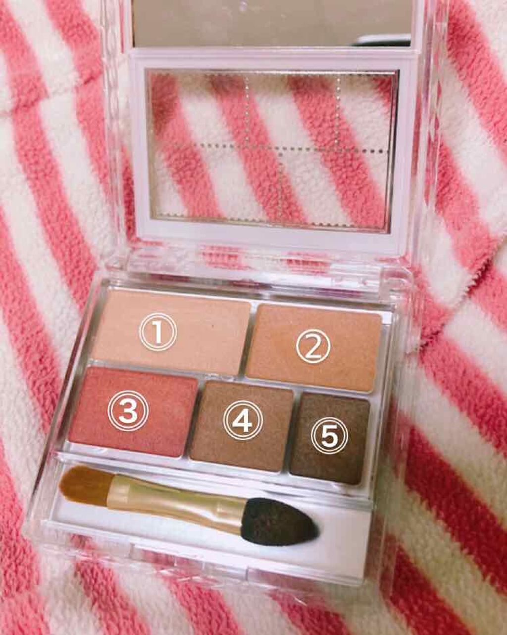 パーフェクトマルチアイズ/キャンメイク/アイシャドウパレットを使ったクチコミ(3枚目)