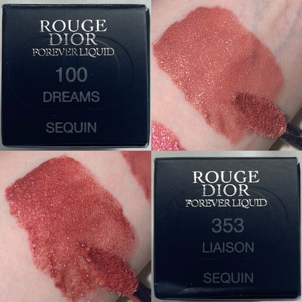 【旧】ルージュ ディオール フォーエヴァー リキッド シークイン/Dior/口紅・グロス・リップライナー・リップケアを使ったクチコミ(8枚目)