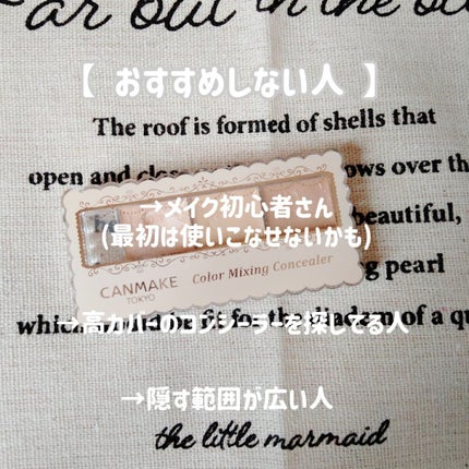 カラーミキシングコンシーラー/キャンメイク/パレットコンシーラーを使ったクチコミ(7枚目)