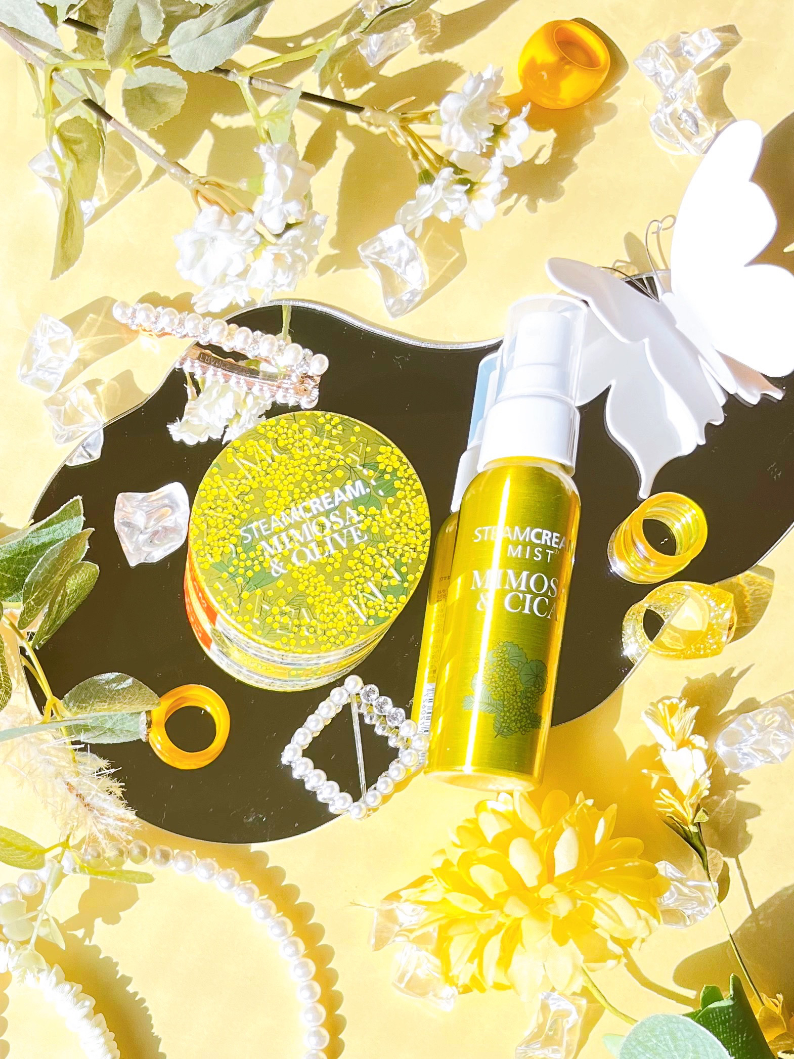 スチームクリーム ミモザ&amp;オリーブ/STEAMCREAM/ボディクリームを使ったクチコミ（1枚目）