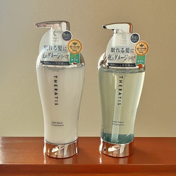 ナイトリペア シャンプー/ヘアトリートメント/THERATIS/シャンプー・コンディショナーを使ったクチコミ（2枚目）