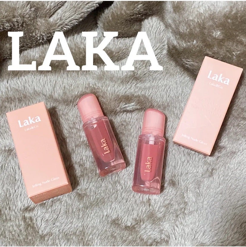 ジェリーイングヌードグロス/Laka/リップグロスを使ったクチコミ(1枚目)