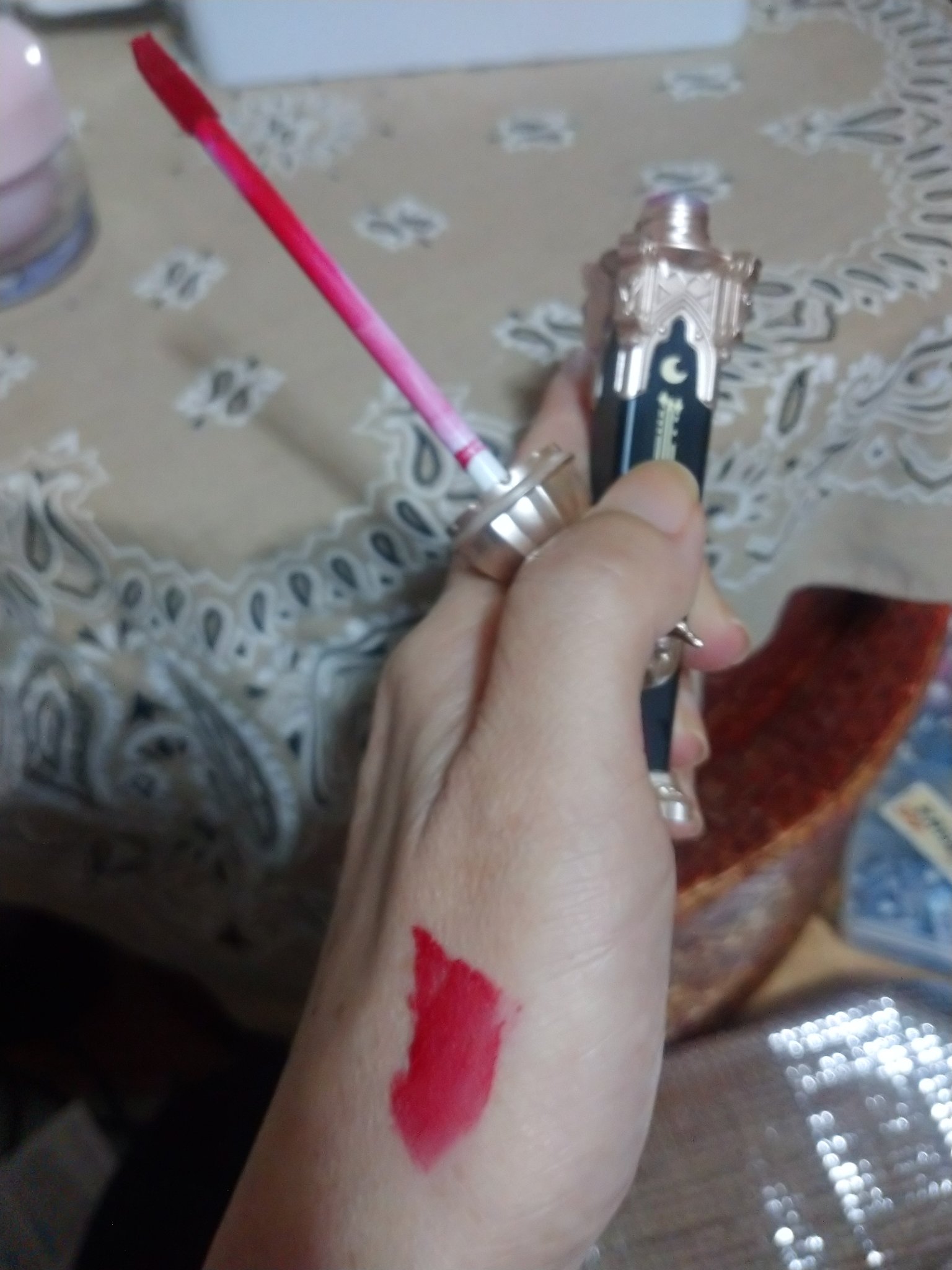 リトルエンジェルフェザーマットリップ B04 ムーンライトエンジェル/FlowerKnows/口紅を使ったクチコミ（2枚目）