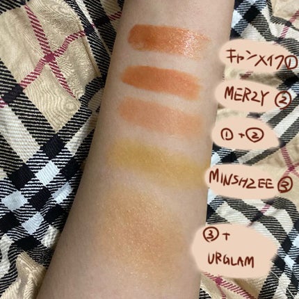 UR GLAM EYE & CHEEK COLOR/U R GLAM/単色アイシャドウを使ったクチコミ(3枚目)