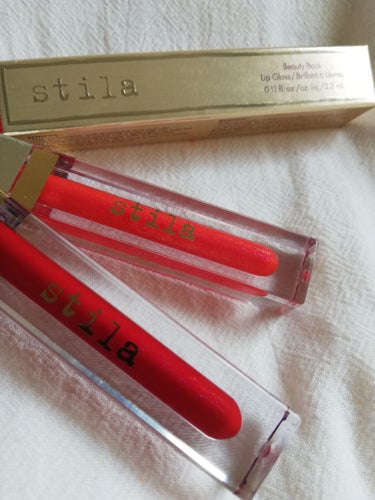  ビューティーボス リップグロス In The Red/stila/リップグロスを使ったクチコミ（2枚目）