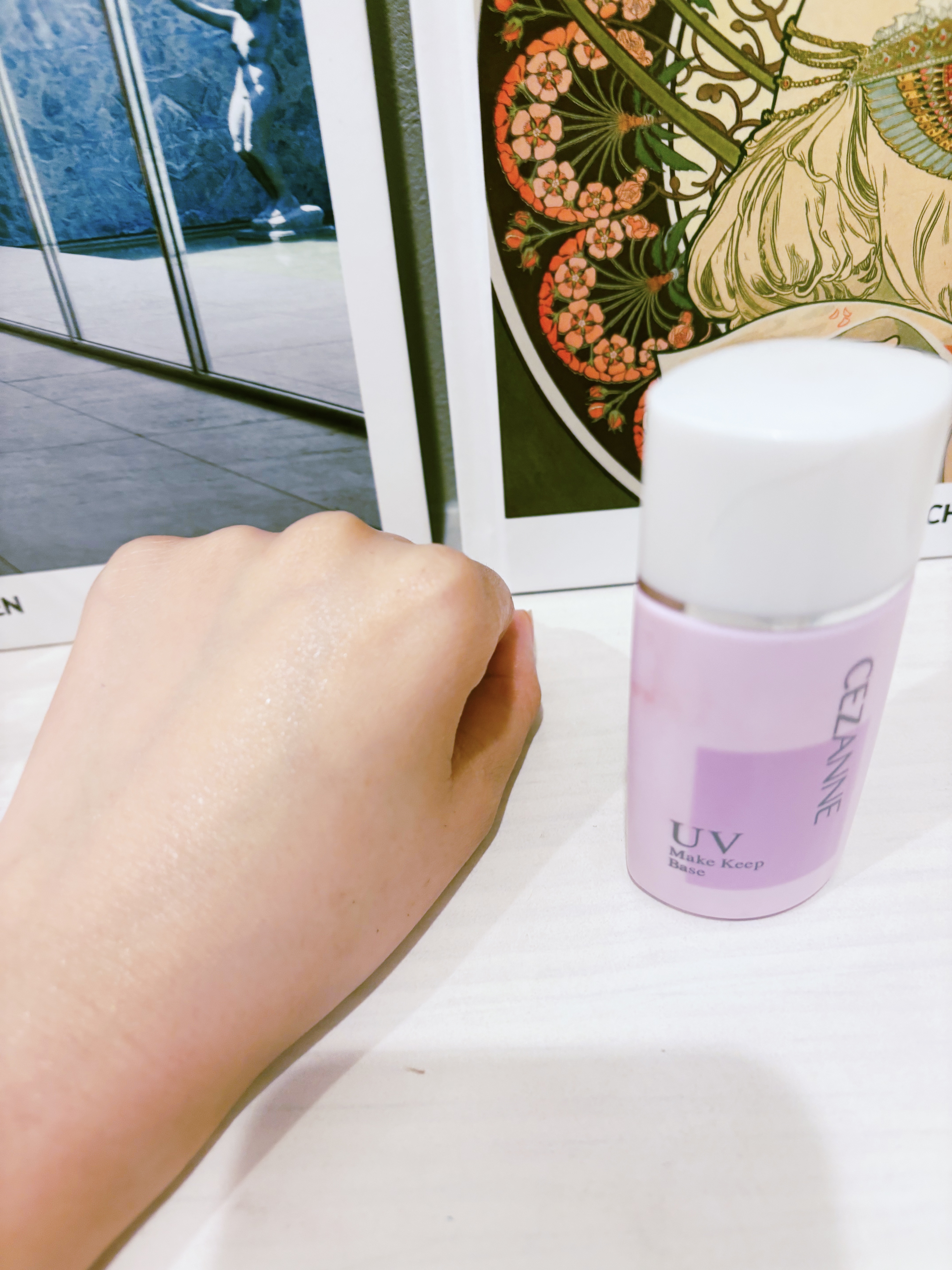 皮脂テカリ防止下地 ピュアラベンダー/CEZANNE/化粧下地を使ったクチコミ（3枚目）