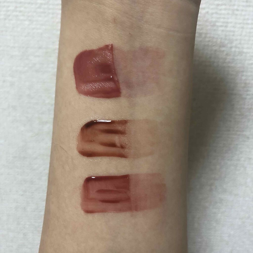 ジューシーラスティングティント/rom&nd/リップティントを使ったクチコミ(4枚目)