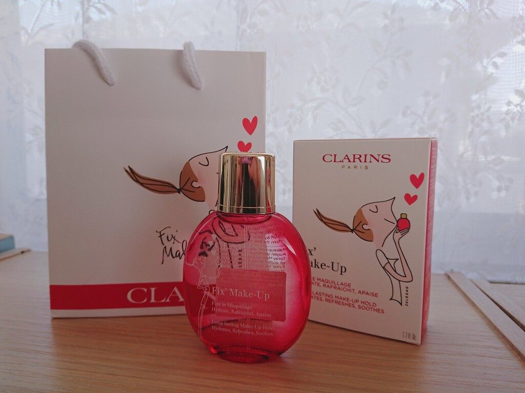 フィックス メイクアップ/CLARINS/ミスト状化粧水を使ったクチコミ（1枚目）