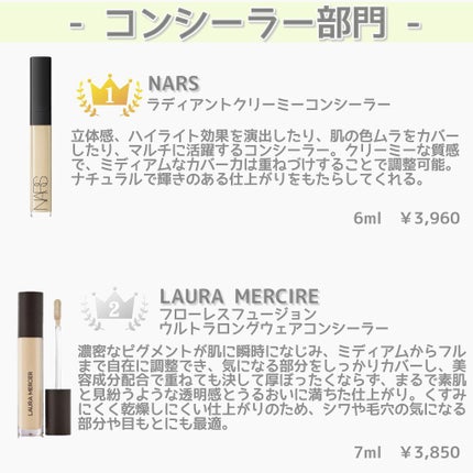 ラディアントクリーミーコンシーラー/NARS/リキッドコンシーラーを使ったクチコミ(5枚目)