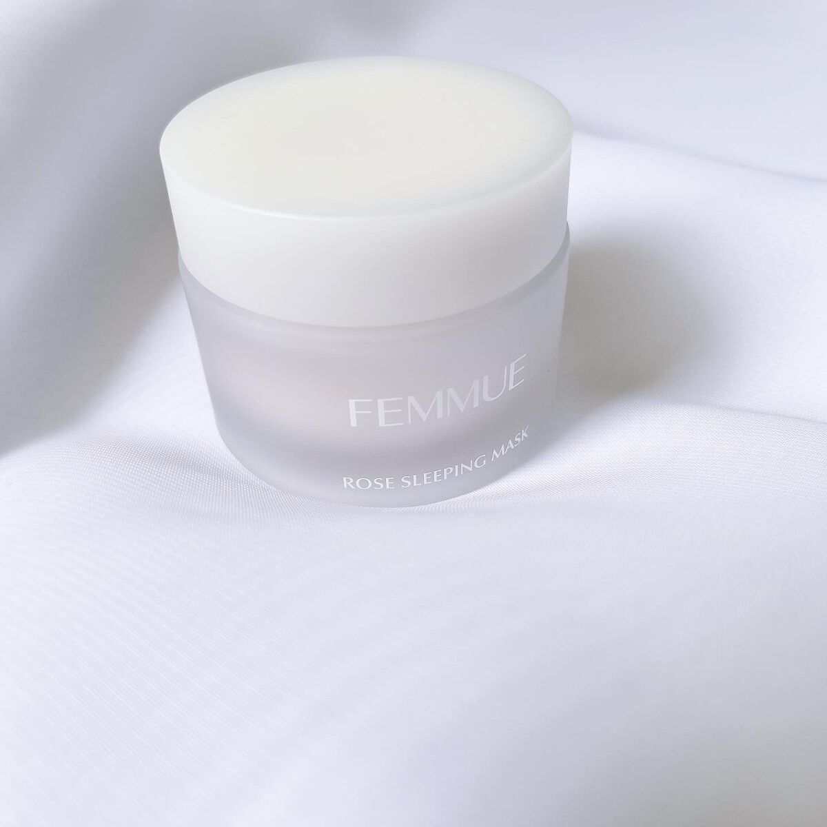 ローズウォーター スリーピングマスク/FEMMUE/フェイスクリームを使ったクチコミ(4枚目)