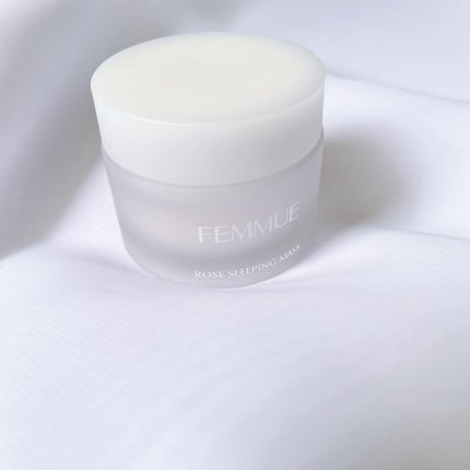 ローズウォーター スリーピングマスク/FEMMUE/フェイスクリームを使ったクチコミ(4枚目)