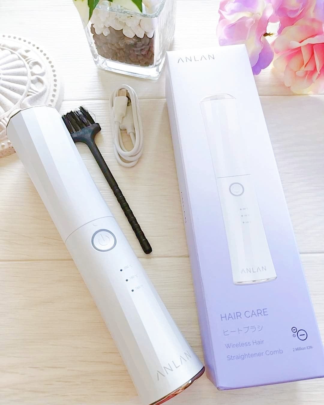 ヒートブラシ/ANLAN/ヒートブラシを使ったクチコミ(5枚目)
