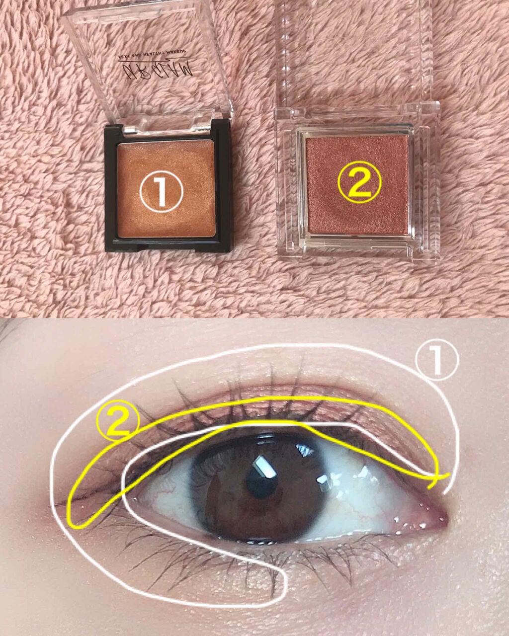 シングルカラーアイシャドウ/CEZANNE/単色アイシャドウを使ったクチコミ(3枚目)