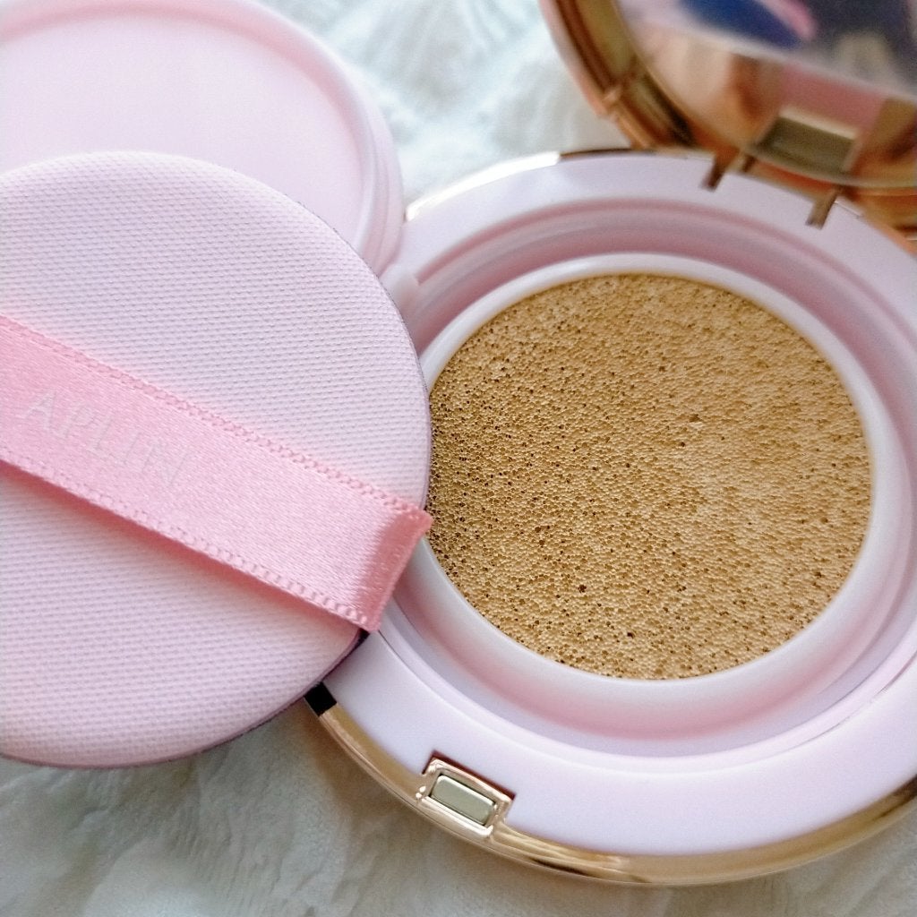 ピンクティーツリーカバーアップグロウクッション/APLIN/クッションファンデーションを使ったクチコミ(6枚目)