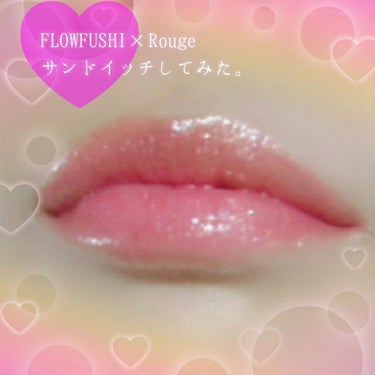 LIP38℃ +UnFrame<ホログラフィック>/UZU BY FLOWFUSHI/リップグロスを使ったクチコミ（4枚目）