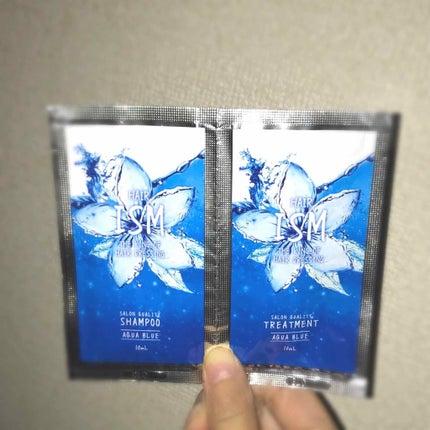 ISMサロンクオリティーヘアケア アクアブルー シャンプー/トリートメント/サロンシャンプー/シャンプー・コンディショナーを使ったクチコミ(1枚目)