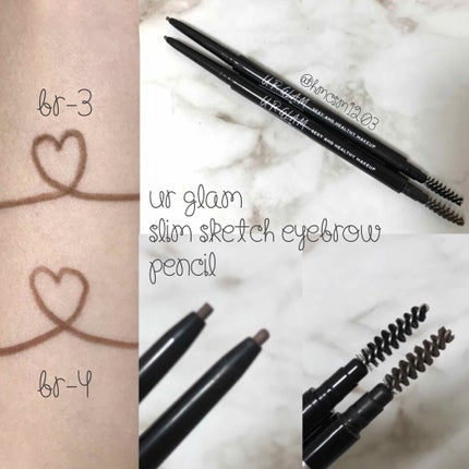 スリムスケッチアイブロウペンシル/U R GLAM/アイブロウペンシルを使ったクチコミ(1枚目)