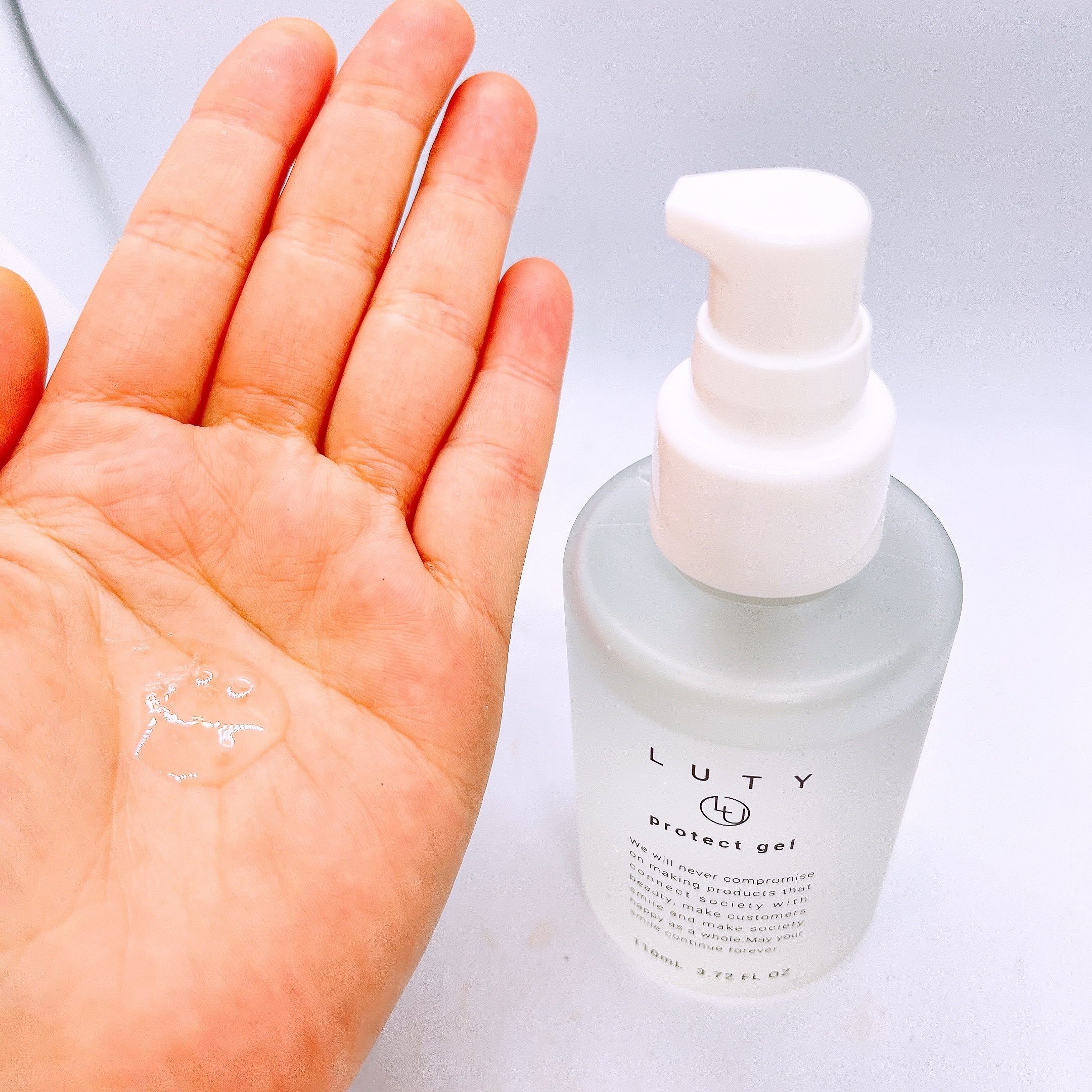 ルーティー プロテクトジェル/LUTY/アウトバストリートメントを使ったクチコミ（2枚目）