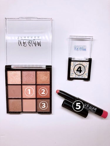 UR GLAM　BLOOMING EYE COLOR PALETTE/U R GLAM/アイシャドウパレットを使ったクチコミ（3枚目）