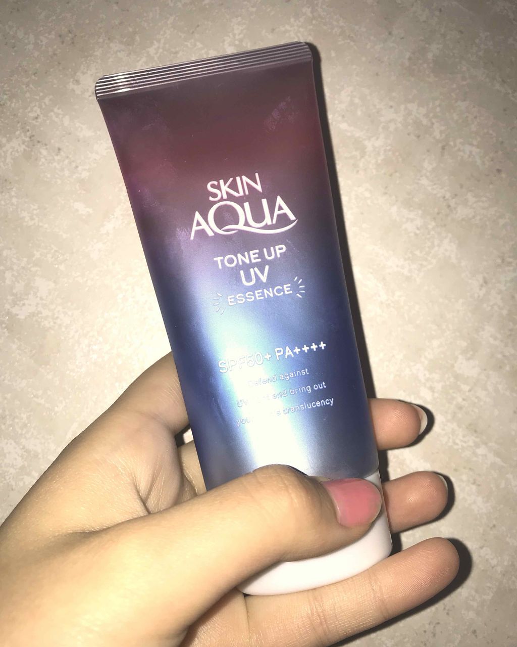 スキンアクア トーンアップUVエッセンス/スキンアクア/日焼け止めクリームを使ったクチコミ（1枚目）