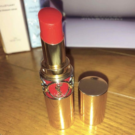 ルージュ ヴォリュプテ シャイン/YVES SAINT LAURENT BEAUTE/口紅を使ったクチコミ(3枚目)