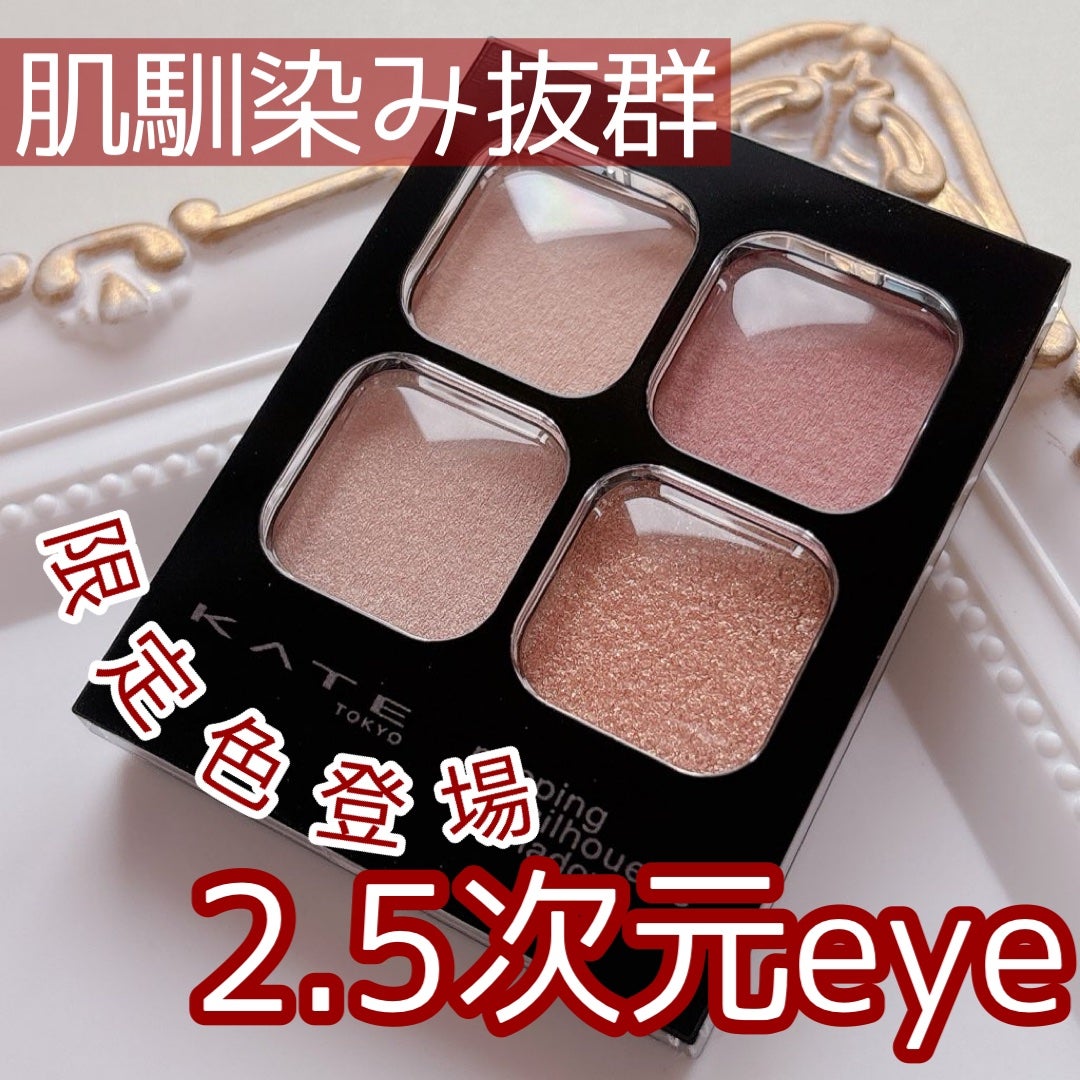 ケイト ポッピングシルエットシャドウ/KATE/アイシャドウパレットを使ったクチコミ(1枚目)