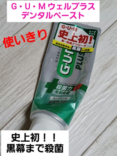 ガム・ウェルプラス デンタルペースト/GUM/歯磨き粉を使ったクチコミ（1枚目）