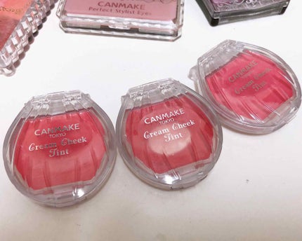 クリームチーク ティント/キャンメイク/ジェル・クリームチークを使ったクチコミ(1枚目)