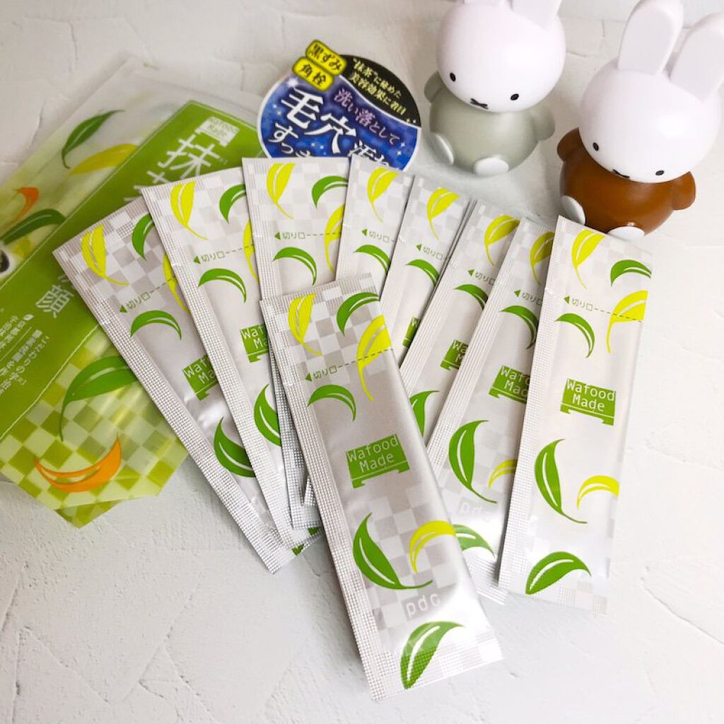 ワフードメイド　宇治抹茶酵素洗顔/pdc/洗顔パウダーを使ったクチコミ（2枚目）