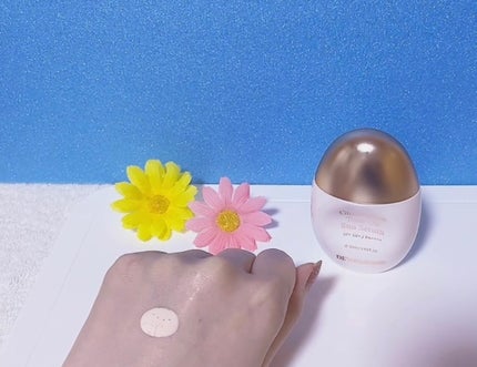 グルタチオントーンアップサンセラム/DEWASSOME/日焼け止めクリームを使ったクチコミ(4枚目)