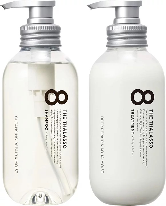 [旧商品]クレンジングリペア＆モイスト 美容液シャンプー／ディープリペア＆アクアモイスト 美容液トリートメント/エイトザタラソ/市販シャンプーを使ったクチコミ（2枚目）