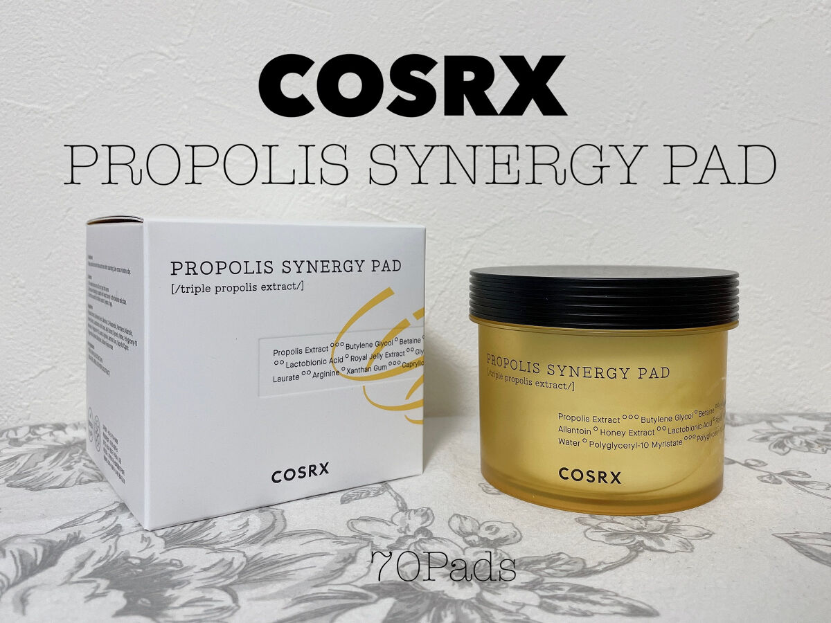 フルフィットプロポリスシナジーパッド/COSRX/トナーパッドを使ったクチコミ（1枚目）