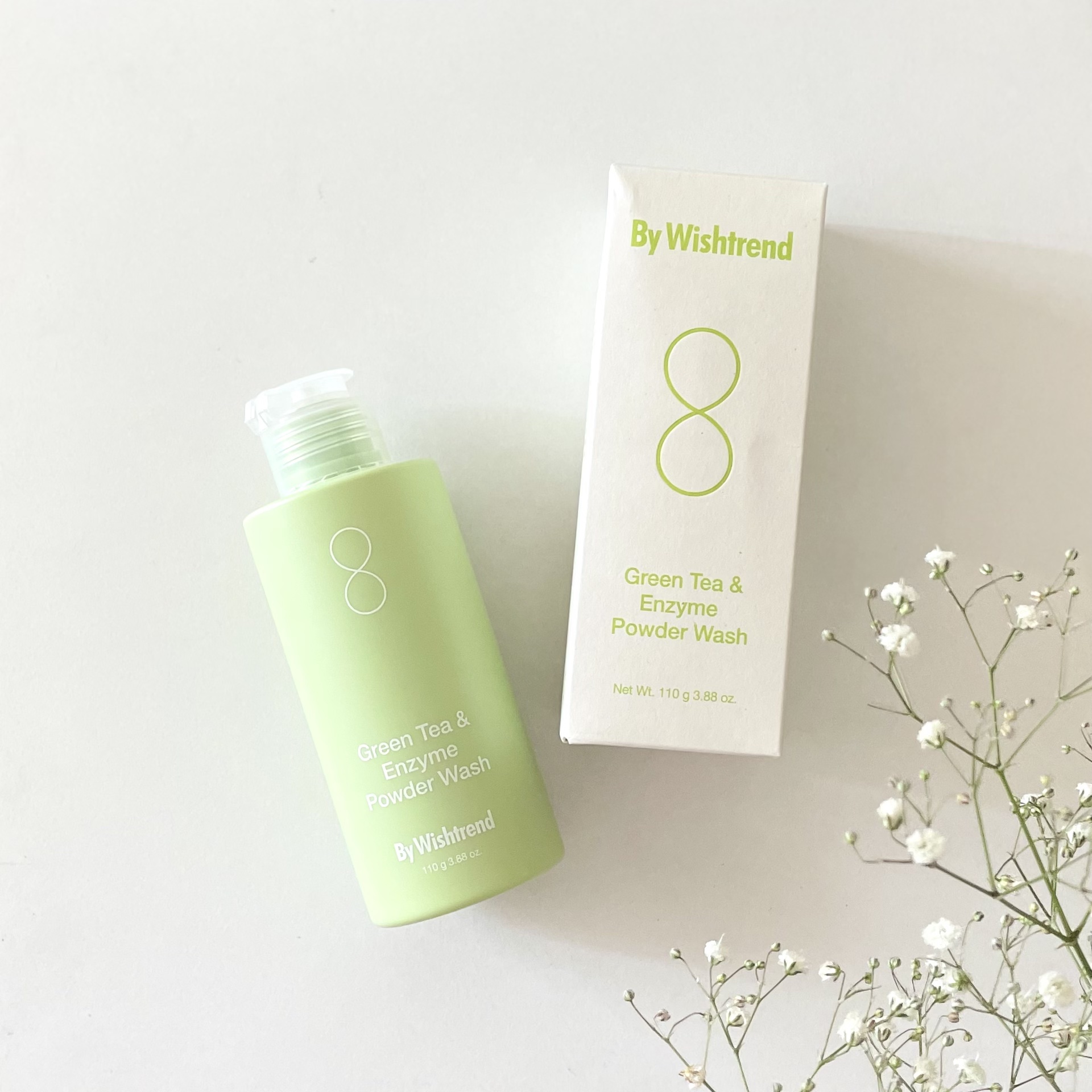 グリーンティー&エンザイムパウダーウォッシュ/By Wishtrend/洗顔パウダーを使ったクチコミ（1枚目）