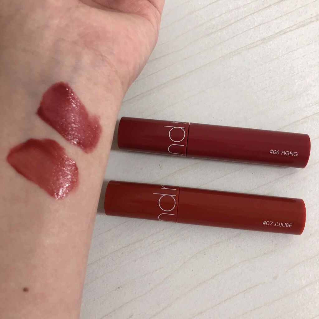 ジューシーラスティングティント/rom&nd/リップティントを使ったクチコミ(2枚目)