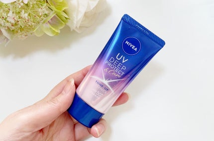 ニベアUV ディープ プロテクト&ケア トーンアップ エッセンス/ニベア/日焼け止めローションを使ったクチコミ(2枚目)