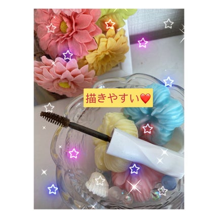 カラーラスティング アイブロウ マスカラ/FASIO/眉マスカラを使ったクチコミ(2枚目)