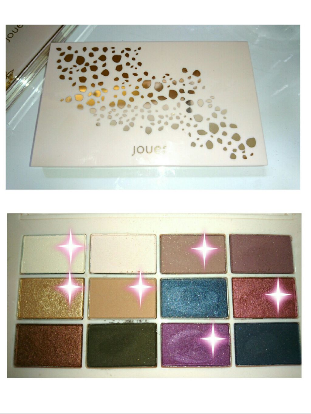 springtime in paris matte & simmer eyeshadow palette/Jouer Cosmetics/アイシャドウパレットを使ったクチコミ(4枚目)