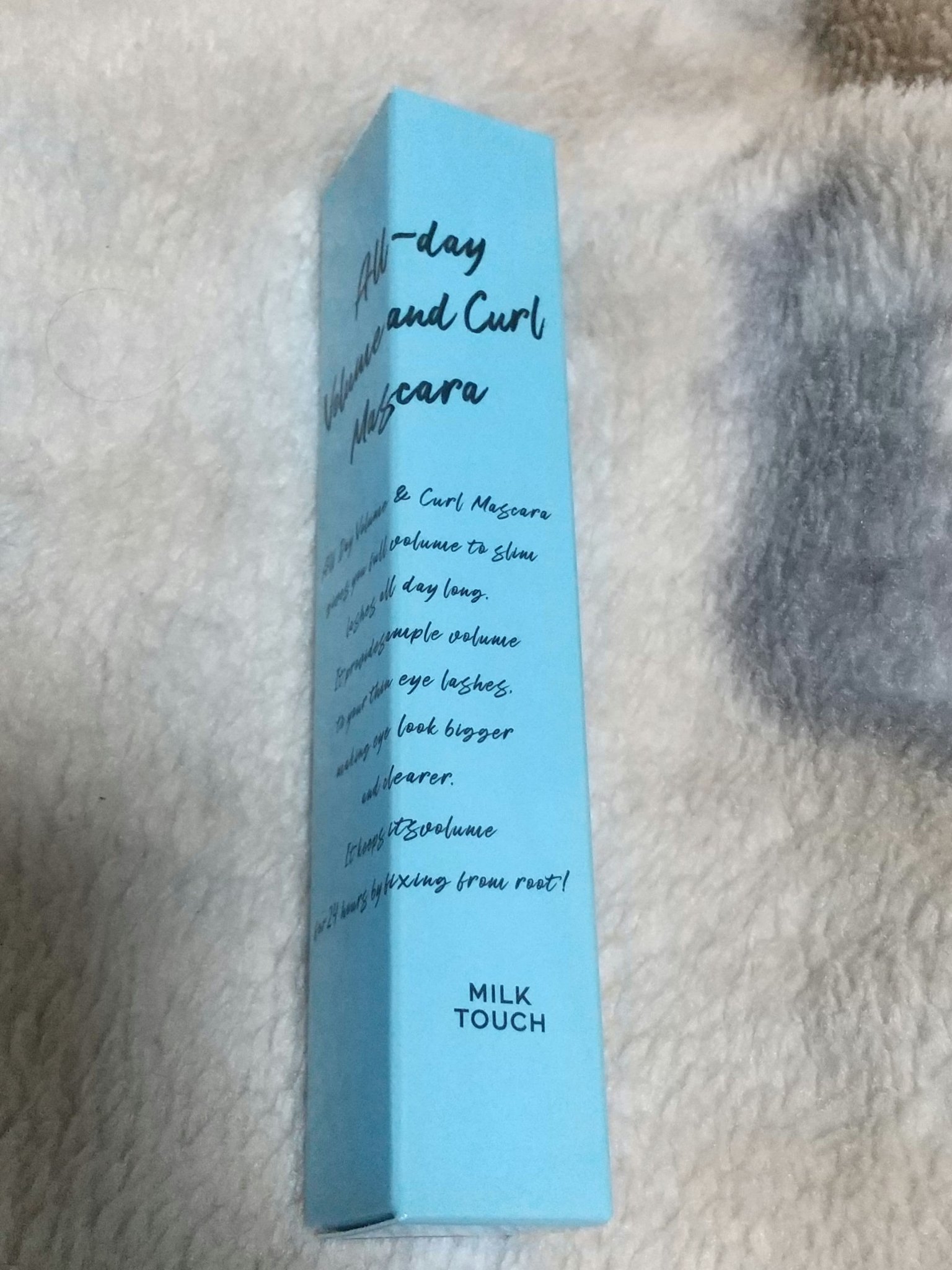 オールデイ ボリュームアンドカールマスカラ/Milk Touch/マスカラを使ったクチコミ（1枚目）
