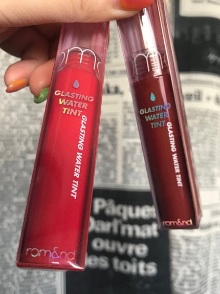 グラスティングウォーターティント/rom&nd/リップティントを使ったクチコミ(2枚目)