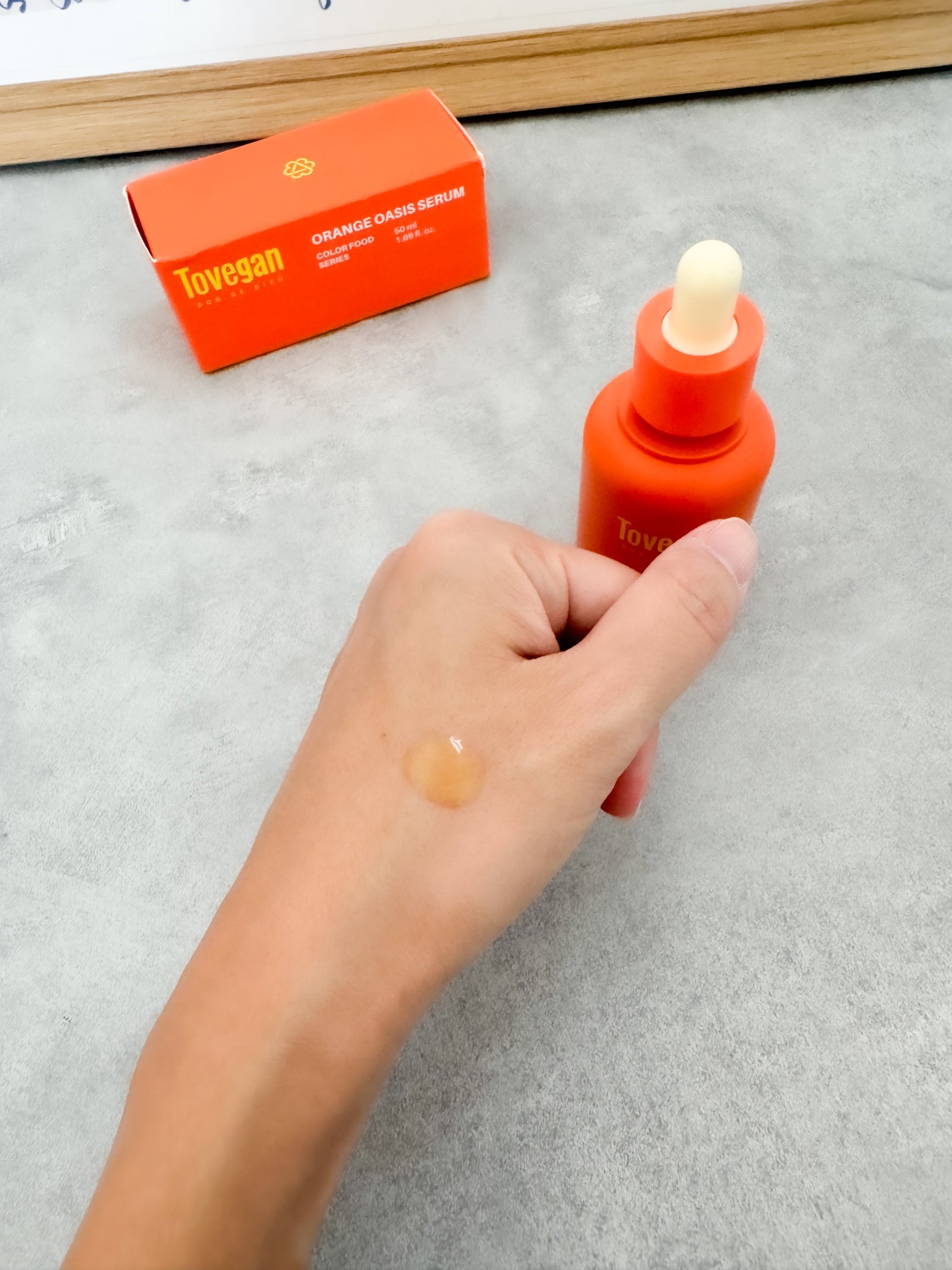 カラーフードシリーズオレンジオアシスセラム/Tovegan/美容液を使ったクチコミ(3枚目)