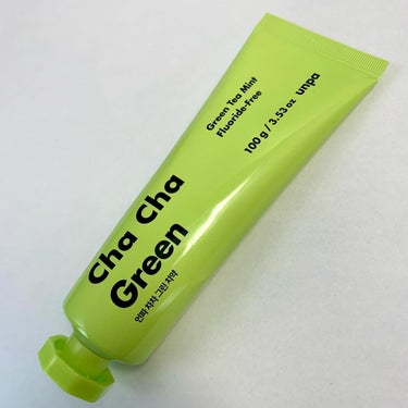 Cha Cha Charcoal Vegan Greentea Toothpaste/unpa/歯磨き粉を使ったクチコミ（2枚目）