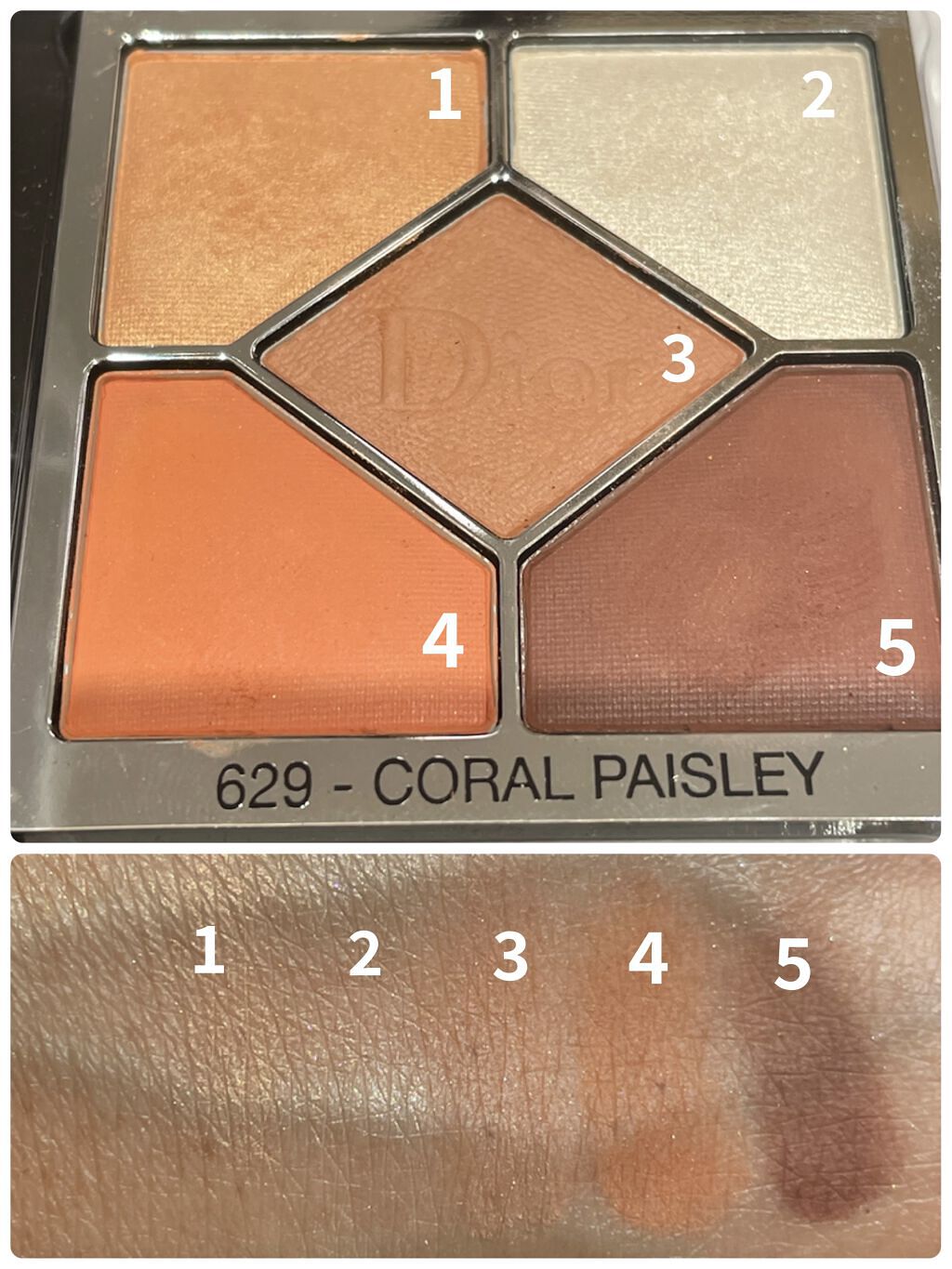 【旧】サンク クルール クチュール/Dior/アイシャドウパレットを使ったクチコミ（3枚目）